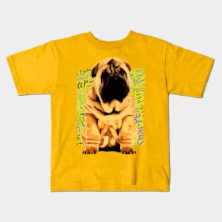 Shar-Pei puppy Kids T-Shirt